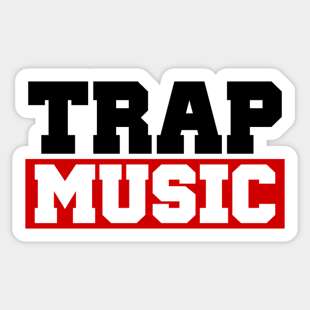 TRAP MUSIC - BASS PARTY Sticker by badbugs